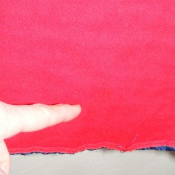 Vintage MONTGOMERY WARD Shirt Jacket, XL, Red/Blue Quilted, Long sleeves - Picture 6 of 10